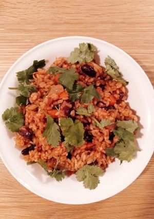 スパニッシュ ライス & ビーンズ-レシピのメイン写真
