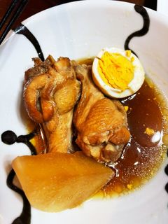 鶏手羽元と大根ゆで卵の黒酢煮-レシピのメイン写真