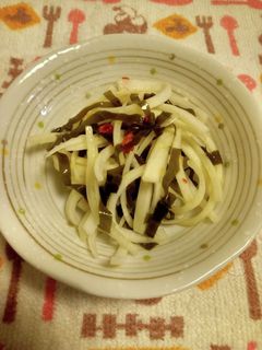 大根の皮の漬物-レシピのメイン写真