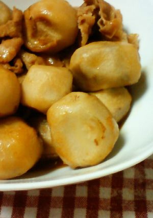 里芋と豚バラ中華ピリ辛煮-レシピのメイン写真