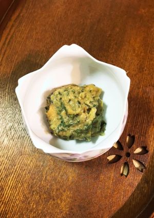 レンジで簡単！ふきのとう味噌-レシピのメイン写真
