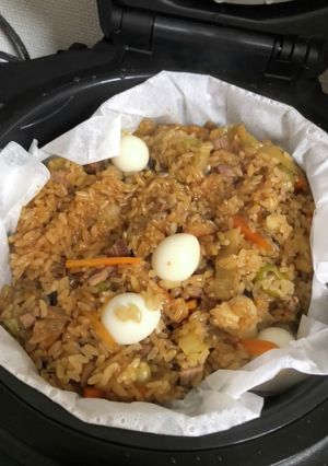 ホットクックで中華おこわ（蒸し）-レシピのメイン写真