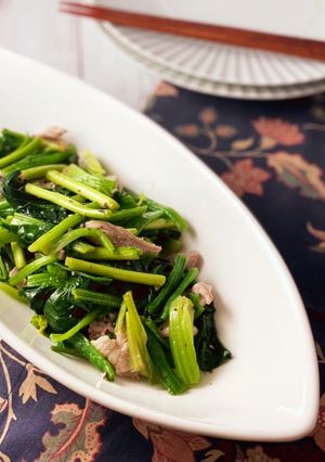 ＊ほうれん草と豚肉のごまポンサラダ＊-レシピのメイン写真