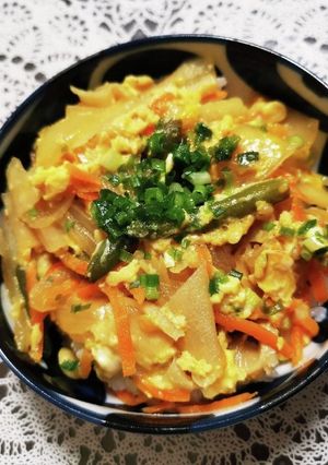 かんぴょうの卵とじ丼☆幼児から大人まで-レシピのメイン写真