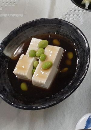 枝豆あんの冷や奴-レシピのメイン写真