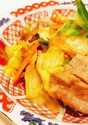 豚バラとキャベツのうま塩炒め-レシピのメイン写真