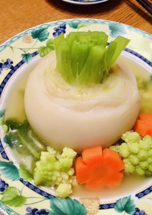 カブの肉詰め丸々コンソメ煮-レシピのメイン写真
