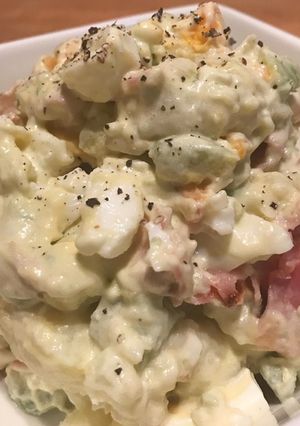 アボカドとベーコンのチーズポテ玉サラダ-レシピのメイン写真