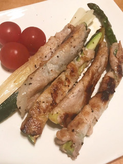 肉巻き☆アスパラ/ズッキーニ/長ネギ-レシピのメイン写真