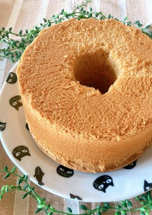 【余り物消費】砂糖きな粉のシフォンケーキ-レシピのメイン写真