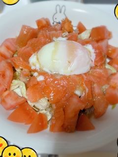 スモークサーモンのサラダ丼-レシピのメイン写真