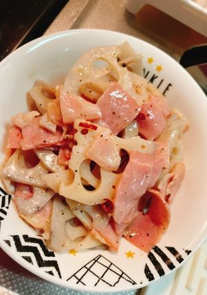 れんこんの塩きんぴら-レシピのメイン写真