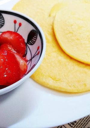 低FODMAPおやつ　ホットケーキ-レシピのメイン写真