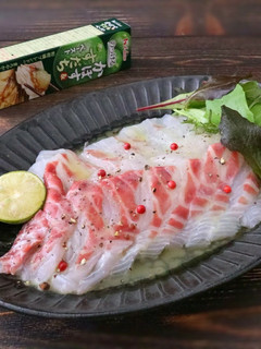 かぼす&すだちドレッシング カルパッチョ-レシピのメイン写真
