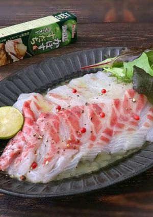 かぼす&すだちドレッシング　カルパッチョ-レシピのメイン写真