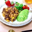 焼肉のたれで牛肉チャーハン★カフェ風簡単