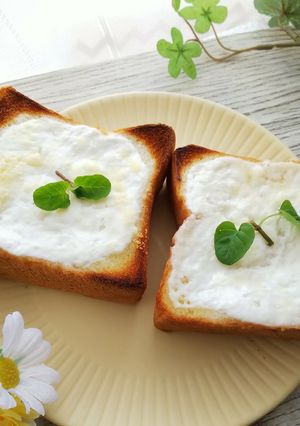 【簡単】お一人様はちみつヨーグルトースト-レシピのメイン写真