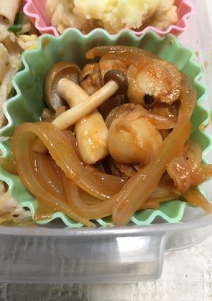 ベビーホタテのケチャップ炒め-レシピのメイン写真