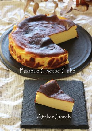 簡単♪混ぜて焼くだけ♥バスクチーズケーキ-レシピのメイン写真
