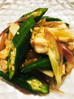 みょうがと蒸し鶏の和え物☆-レシピのメイン写真