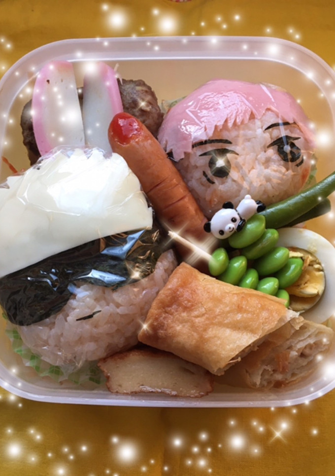 呪術回戦弁当　両面宿儺の指-レシピのメイン写真