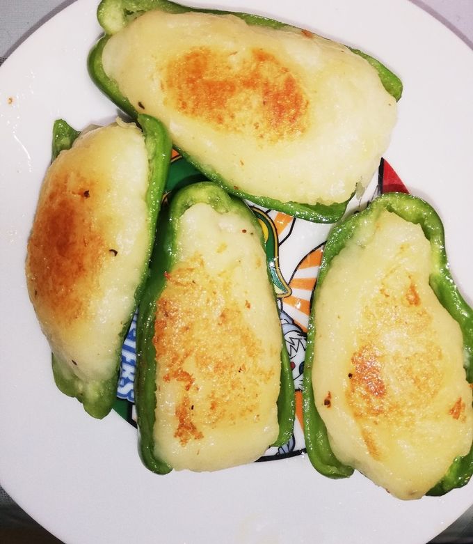 マッシュポテトのピーマン詰め by かずゆう。 【クックパッド】 簡単