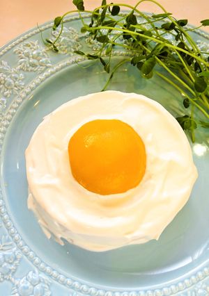 ☺簡単楽しい♪目玉焼きそっくりケーキ☺-レシピのメイン写真