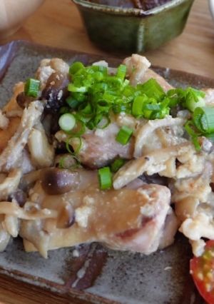 鶏肉ときのこの酒粕焼き-レシピのメイン写真