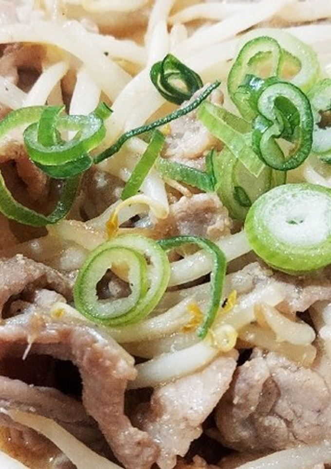 【覚書】豚肉ともやしのご飯が進む味噌炒め-レシピのメイン写真