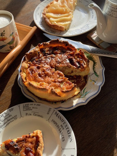 1時間で簡単に、残り野菜炒めてキッシュ-レシピのメイン写真
