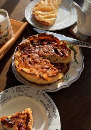 1時間で簡単に、残り野菜炒めてキッシュ-レシピのメイン写真