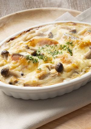 鮭としめじの牛乳グラタン-レシピのメイン写真