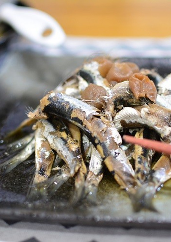 骨まで丸ごと食べられる♬いわしの梅煮★-レシピのメイン写真