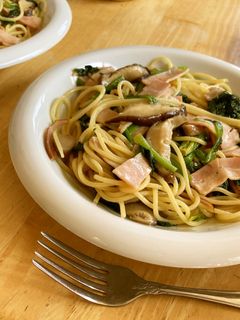 ほうれん草&ベーコン和風パスタ-レシピのメイン写真