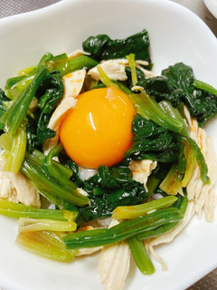 簡単ランチに、ほうれん草丼-レシピのメイン写真