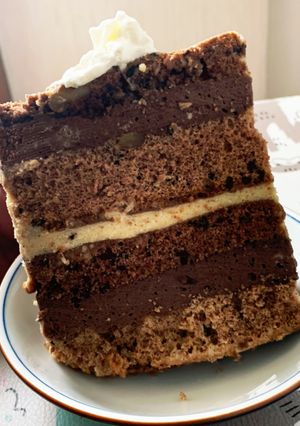 イワパレス風チョコとチーズの層ケーキ-レシピのメイン写真