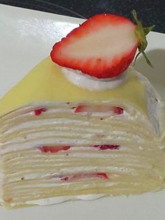 イチゴクレープ-レシピのメイン写真