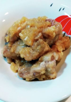 鶏もも肉のみぞれ煮☆フライパンだけ！-レシピのメイン写真