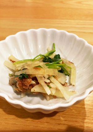 簡単！大根と三つ葉の梅おかか和え-レシピのメイン写真