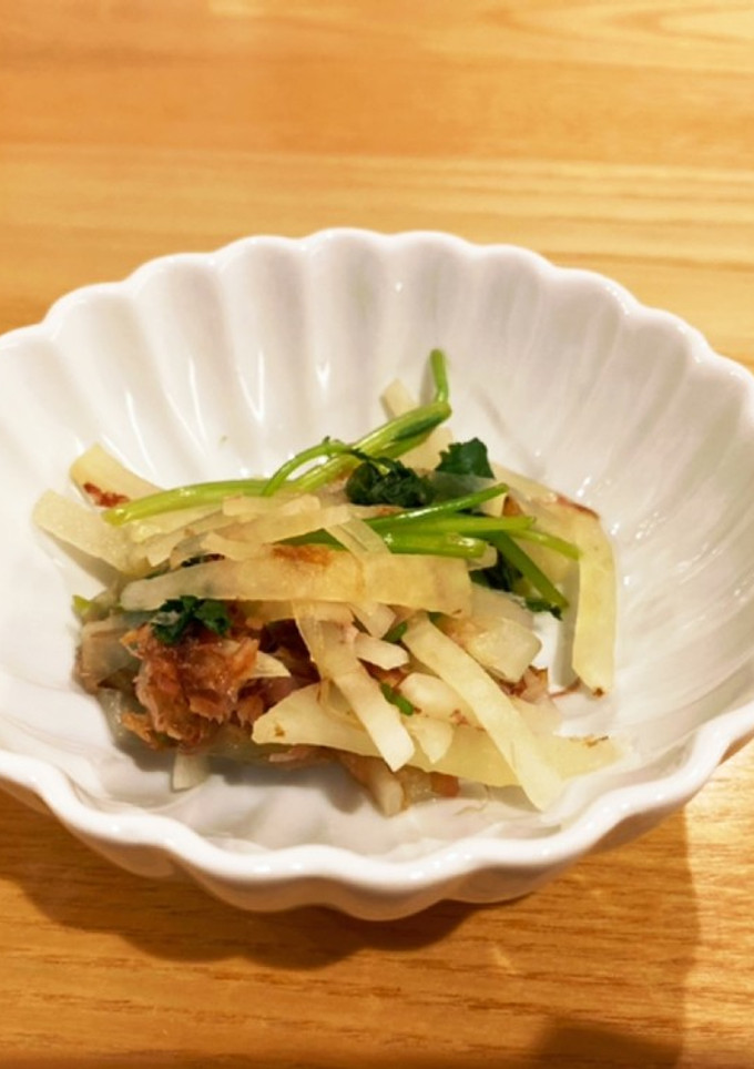 簡単！大根と三つ葉の梅おかか和え-レシピのメイン写真
