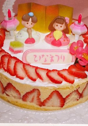 おひな祭りケーキ 苺のフレジェ♪-レシピのメイン写真