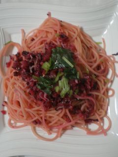 しば漬けの和風パスタ-レシピのメイン写真