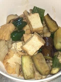 豚バラ肉と茄子と厚揚げのもみじポン酢炒め-レシピのメイン写真