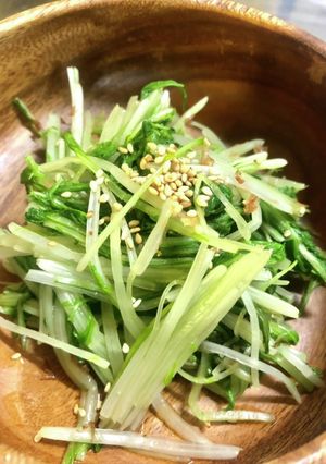 簡単過ぎる水菜のお浸し-レシピのメイン写真