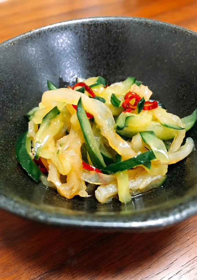 くらげときゅうりの酢の物(中華)-レシピのメイン写真