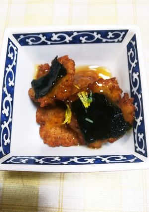 蓮根の精進うなぎもどき-レシピのメイン写真