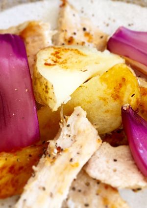 鶏むね肉とポテトのガーリックレモン♩-レシピのメイン写真