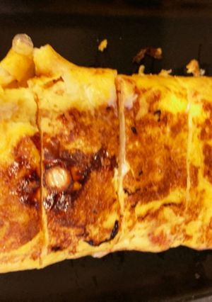 余った塩辛瓶で手抜き卵焼き-レシピのメイン写真