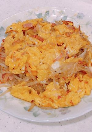 もやしとベーコンの玉子炒め-レシピのメイン写真