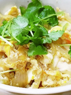 ムネモモ親子丼♪-レシピのメイン写真